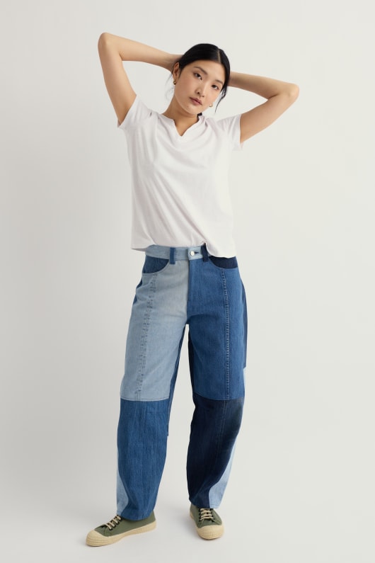 Beyond Retro x Seasalt Gwenver Jean Model Image