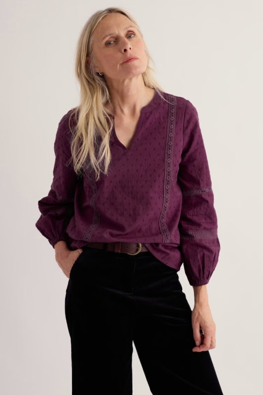 Fountain Grass Top in GOTS-Certified Organic Cotton