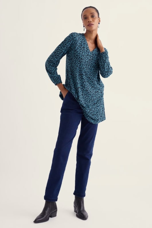 Peg Loom A-Line Jersey Tunic