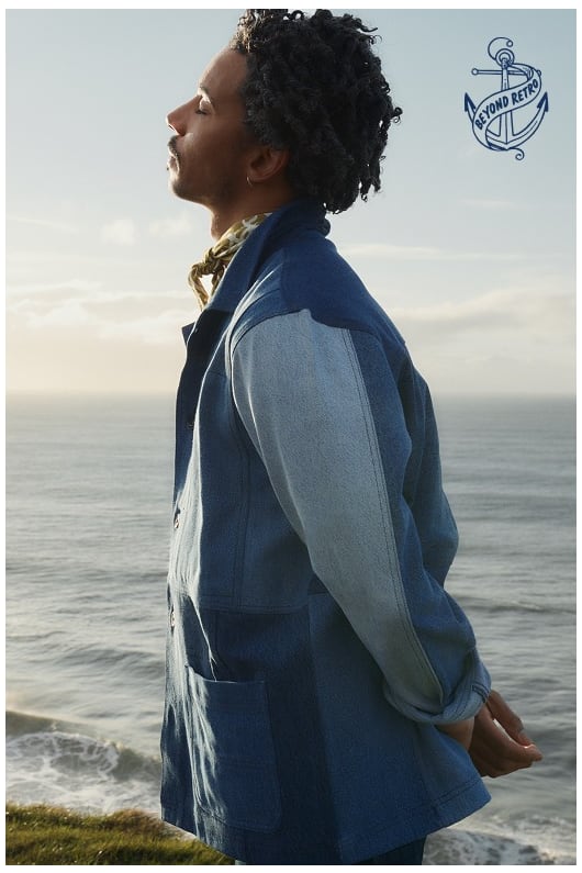 Beyond Retro x Seasalt Men's Tompot Denim Jacket