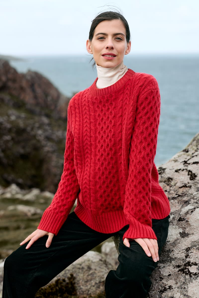 Cable Knit Merino Jumper | Seasalt Cornwall - Seasalt Cornwall
