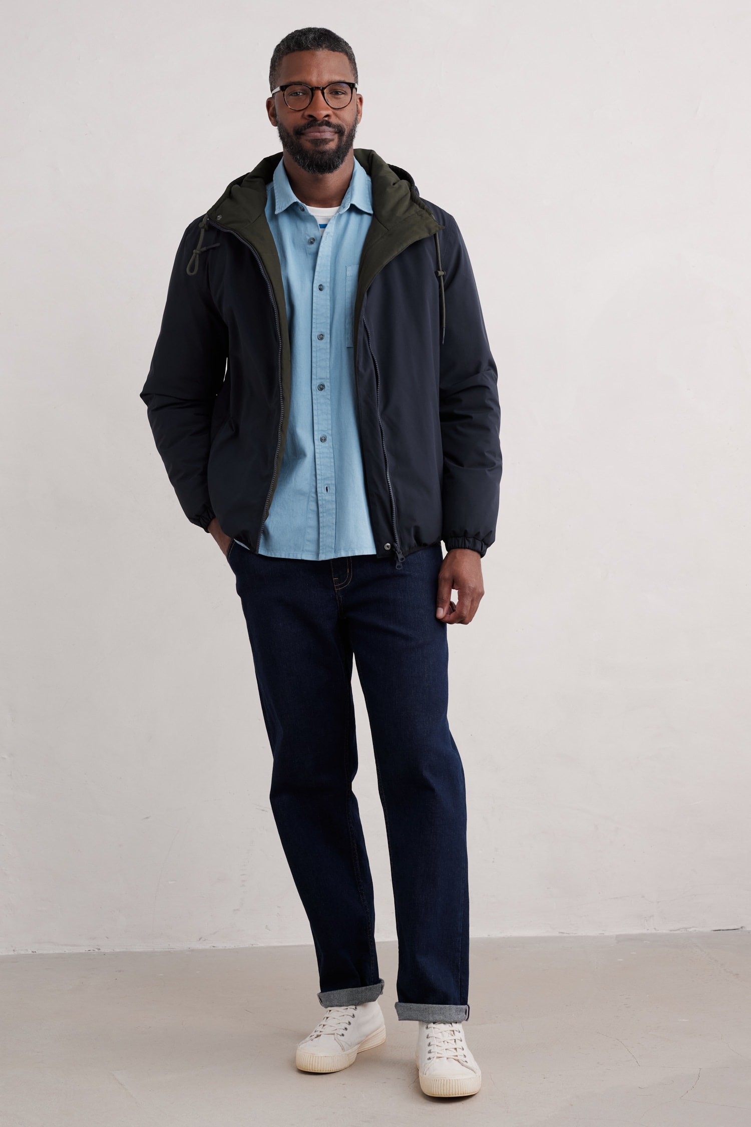 Men's Reversible Waterproof Coat | Seasalt Cornwall - Seasalt Cornwall