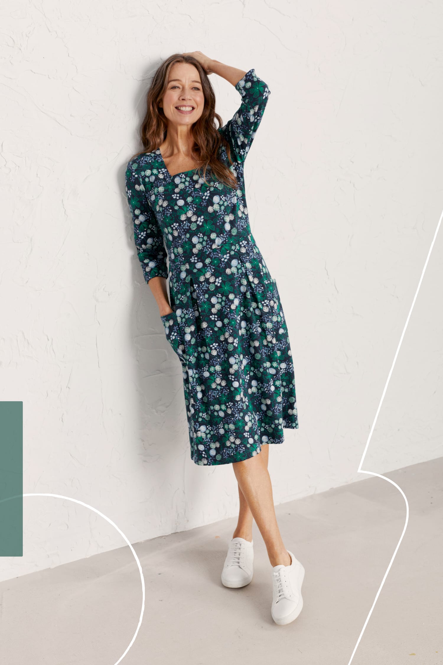 green emerald velvet dress Charlotte Orange Fish Midi Dress