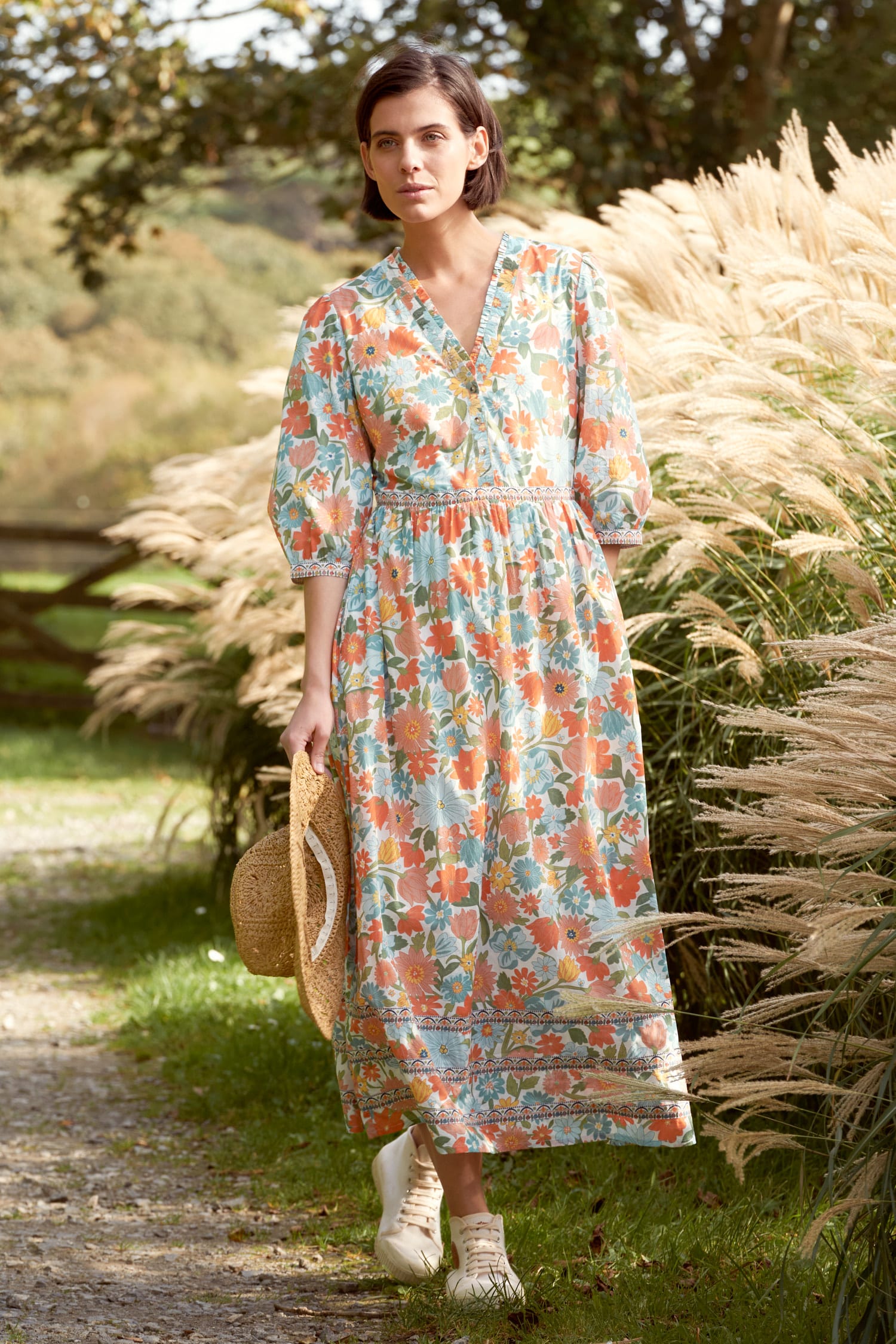 jersey cotton wrap dress Overlay cotton jersey and poplin wrap dress – GOEN.J