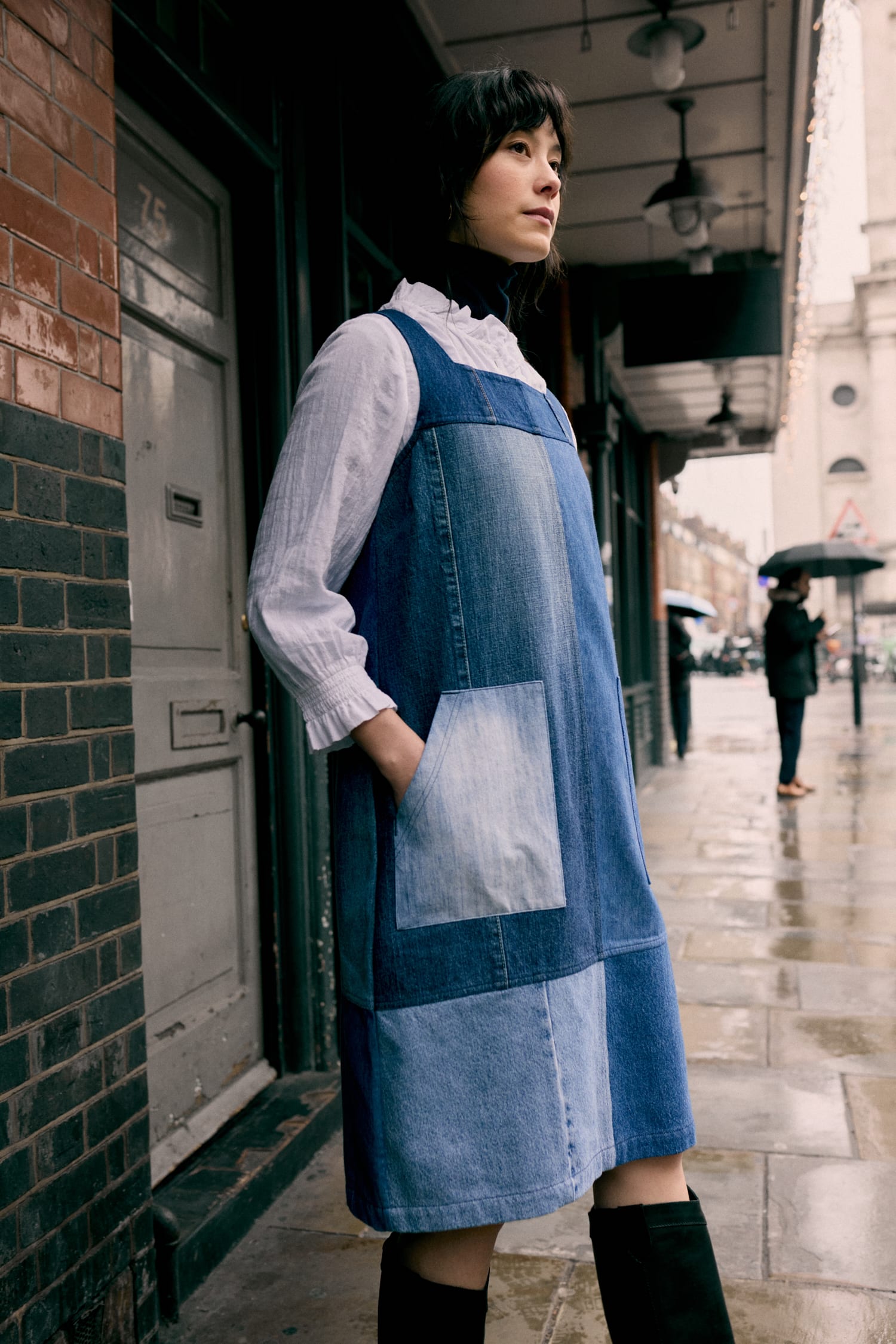 Denim Pinafore Dress | Beyond Retro x Seasalt - Seasalt Cornwall Denim Pinafore Dress | Beyond Retro x Seasalt - Seasalt Cornwall