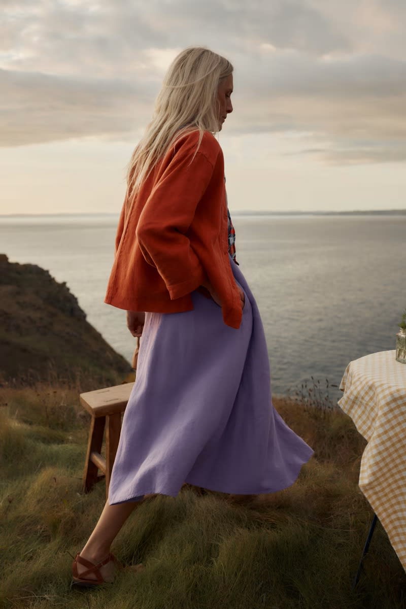 Montol Relaxed Linen Jacket - Seasalt Cornwall - Seasalt Cornwall