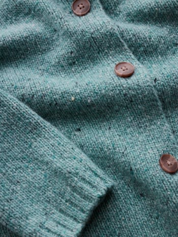 A close up of the Dawson Pick Cardigan from Seasalt