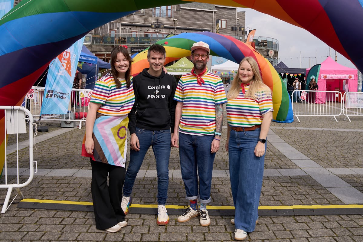 Seasalt's inclusion representatives with Matthew Kenworthy Gomes