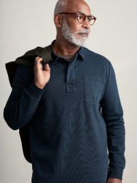 Men's Herdsman Organic Cotton Rugby Top Model Image
