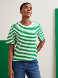 Copseland Striped Organic Cotton T-Shirt (GOTS)