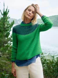 Spruce Frost Fair Isle Jumper