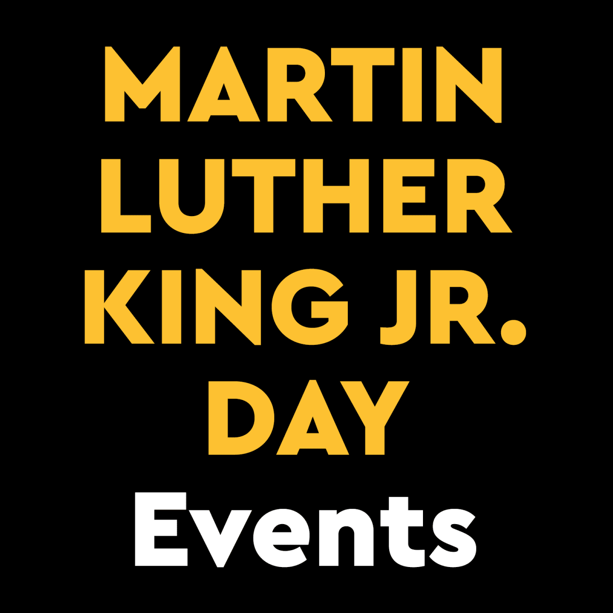 Image representing Martin Luther King Jr. Day Events