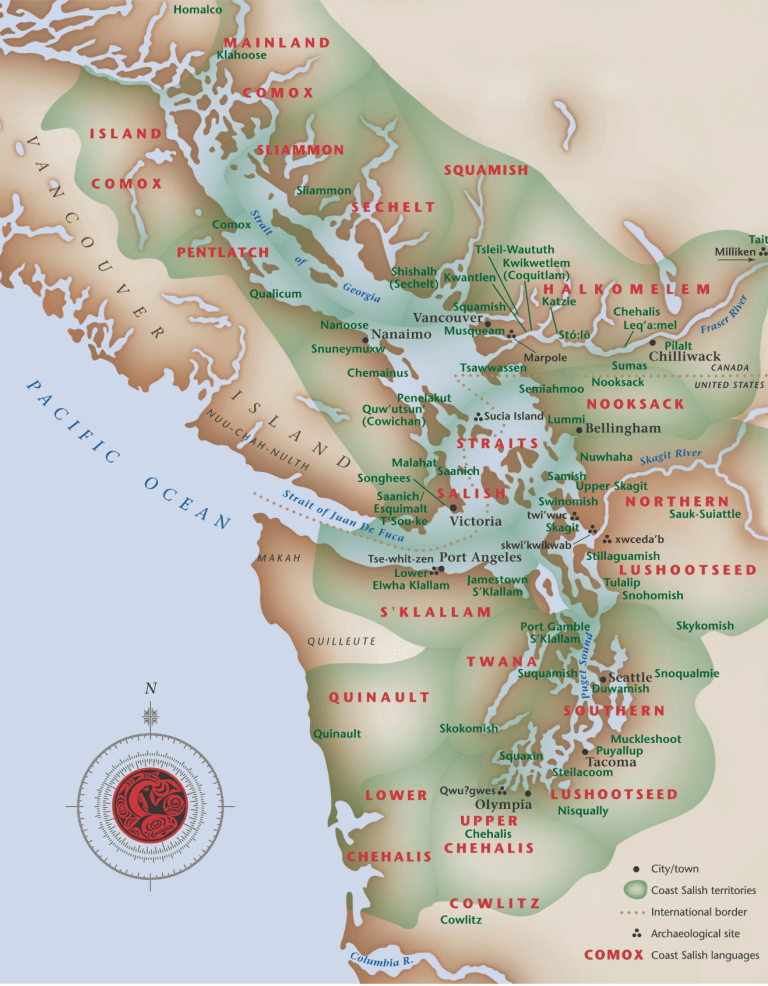 Lushootseed Language Map bun5ue