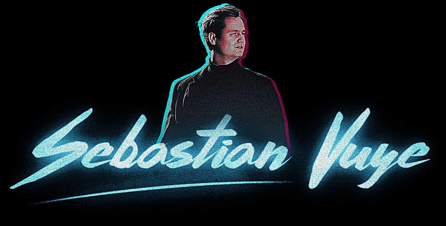 Logo for Sebastian Vuye featuring a modern design with elegant typography and a distinctive color palette.