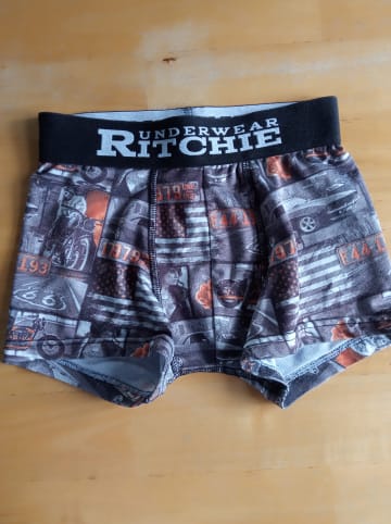RITCHIE Boxershorts in Orange/ Schwarz