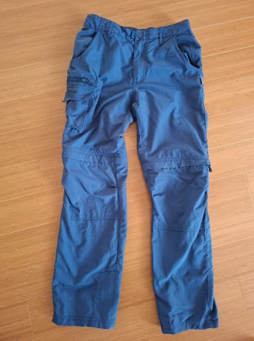 Trollkids Zipp-Off-Trekkinghose "Oppland" - Slim fit - in Dunkelblau