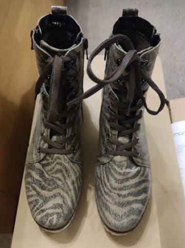 VITAFORM Softnubukleder Stiefeletten in taupe