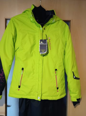 Peak Mountain 2tlg. Ski-/ Snowboardoutfit Neongrün/ Schwarz