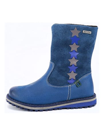 El Naturalista Leder-Winterstiefel in Blau