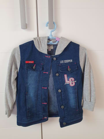 Lee Cooper Jeansjacke in Blau/ Hellgrau