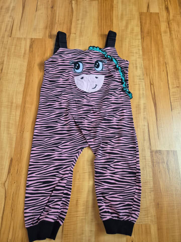 Denokids Jumpsuit "Zebra" in Rosa/ Schwarz