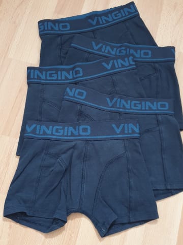 Vingino 5er-Set: Boxershorts in Dunkelblau