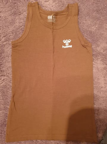 Hummel 2er-Set: Unterhemden in Khaki/ Grau