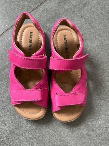 Naturino Leder-Sandalen in Pink