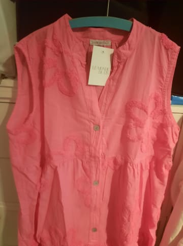 Le Monde du Lin Leinen-Kleid in Pink