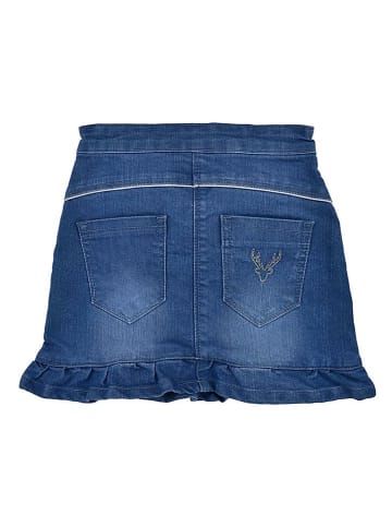 Bondi Trachten-Jeansrock in Blau
