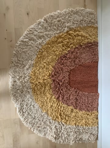 Sebra Baumwoll-Teppich "Rainbow" in Bunt - (L)130 x (B)85 cm