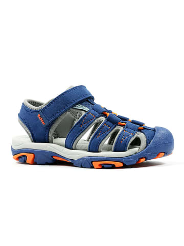 Richter Shoes Halbsandalen in Blau/ Orange