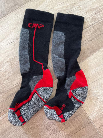 cmp Ski-/ Snowboardsocken in Schwarz/ Rot