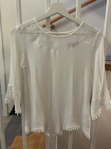Cream Bluse in Weiß