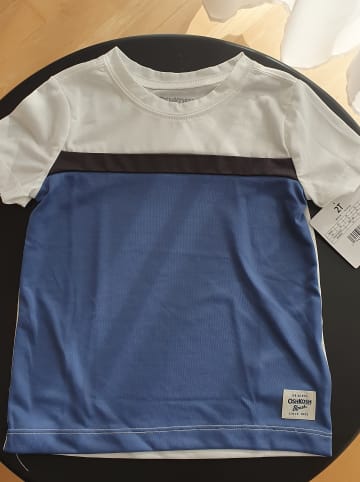 OshKosh Shirt in Blau/ Weiß