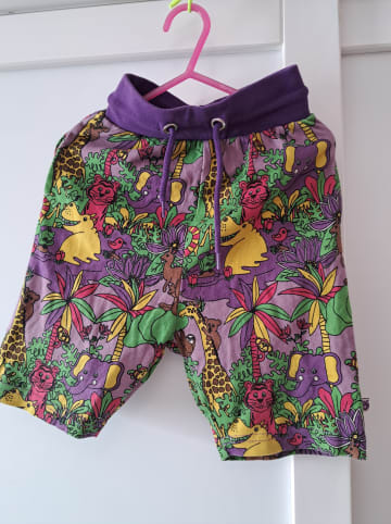 Småfolk Shorts "Jungle" in Lila/ Bunt