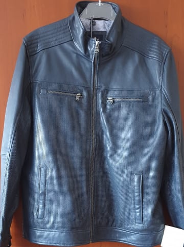 Otto Kern Lederjacke in Dunkelblau