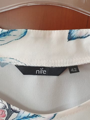 Nife Bluse in Weiß/ Bunt