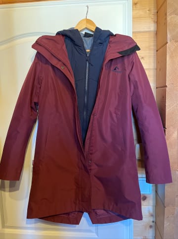 Westfjord 3in1-Parka "Skogafoss" in Rot/ Dunkelblau