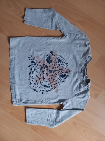 lamino Longsleeve in Hellgrau meliert