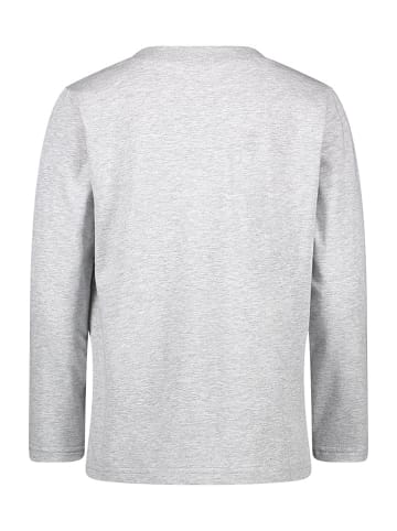 lamino Longsleeve in Hellgrau meliert
