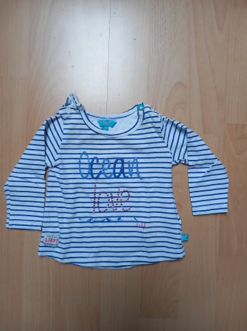 Lief Longsleeve in Blau/ Weiß