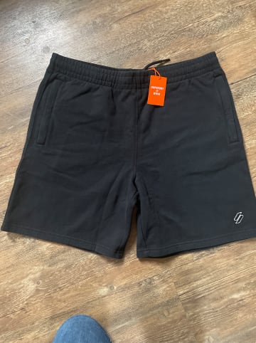 Superdry Sweatshorts Shorts schwarz