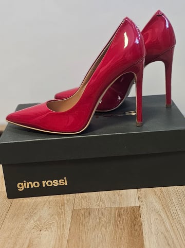 Gino Rossi Leder-Pumps in Rot