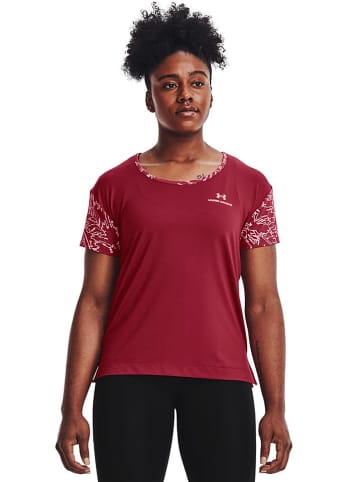 Under Armour Funktionsshirt in Bordeaux/ Bunt