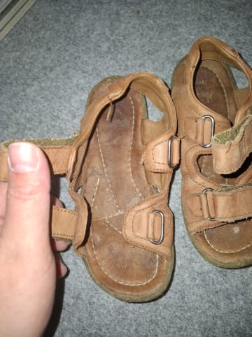 Naturino Leder-Sandalen in Hellbraun