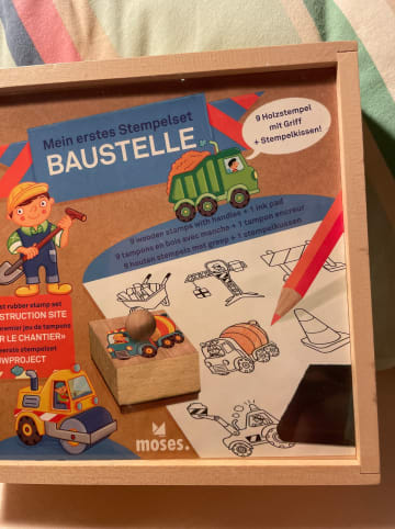moses. 10tlg. Stempelset "Baustelle" - ab 3 Jahren