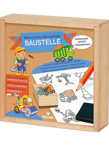 moses. 10tlg. Stempelset "Baustelle" - ab 3 Jahren