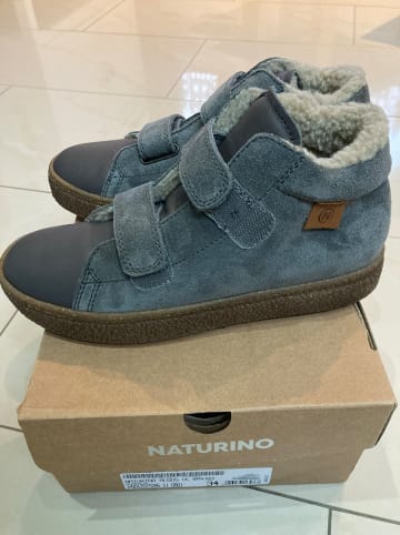 Naturino Leder-Sneakers in Anthrazit