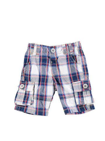 Steiff Shorts in Weiß/ Blau/ Rot